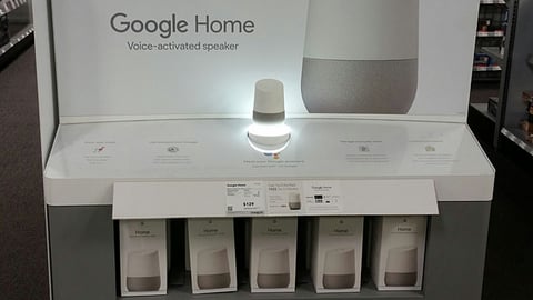 Best Buy Google Home Endcap