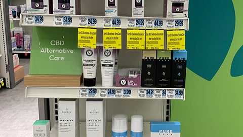 Rite Aid 'CBD Alternative Care' In-Line Display