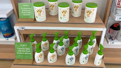 Rite Aid Babyganics Table Display