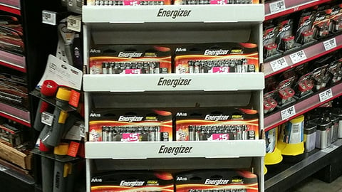 Energizer '$5 Reward' Floorstand
