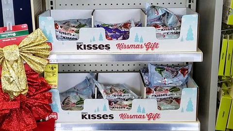 CVS Hershey's 'Kissmas Gift' Endcap