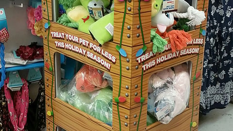 Family Dollar 'Treat Your Pet' Floorstand