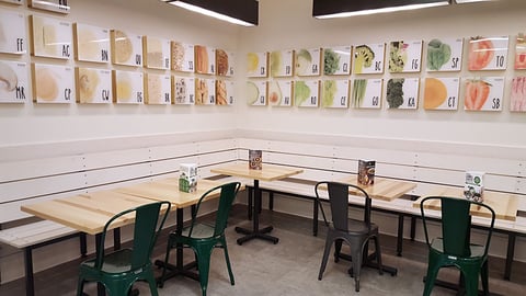 Freshii Seating Area