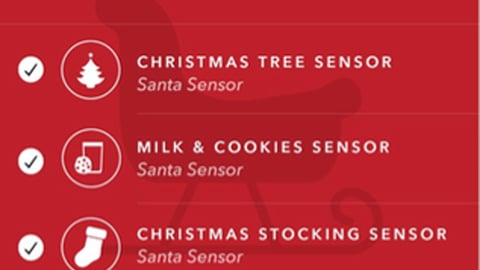 Iris by Lowe's 'Santa Tracker' Mobile App Screen