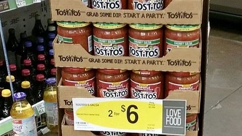 Tostitos Fred Meyer 'Game Day Greats' Floorstand