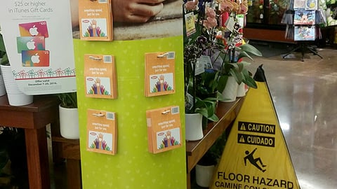 Ralphs 'Provide a Meal' Standee