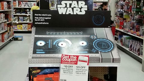 Target 'Star Wars' Toy Endcap