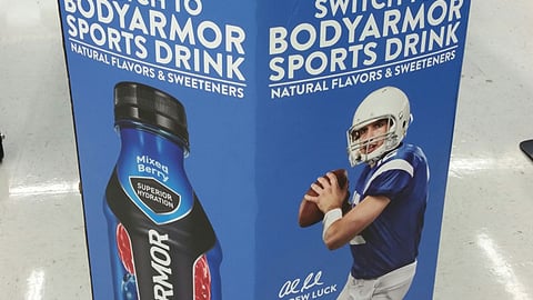BodyArmor Football Dump Bin