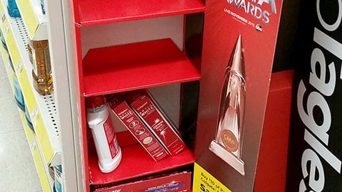 Colgate Optic White Dollar General CMA Awards Shipper