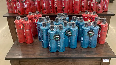 H-E-B Plus Big Sexy Hair Table Display