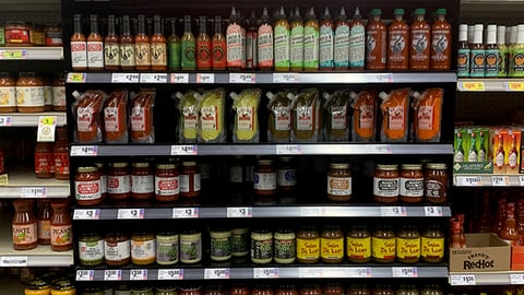 H-E-B Plus 'Sauce About Texas' In-Line Display