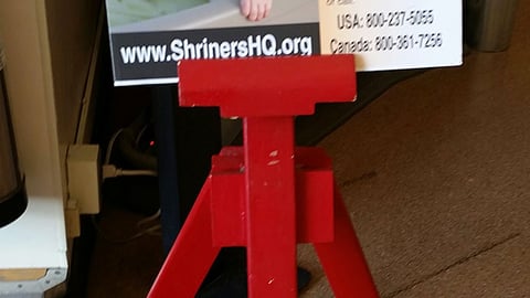 Stop & Shop 'Help a Shrine' Easel Sign