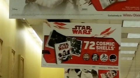 Winn-Dixie Star Wars Ceiling Signs