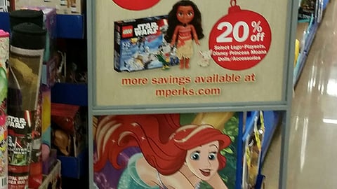 Meijer 'Toy Deal Days' Stanchion Sign