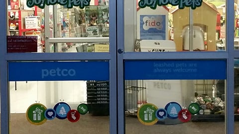 Petco 'Joy. Love. Pets' Door Clings