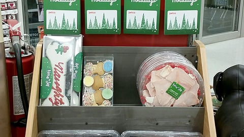 Petco 'The Coolest Gift Card' Counter Display