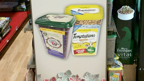 Mars Petco 'Tasty Treats' Rack Sign