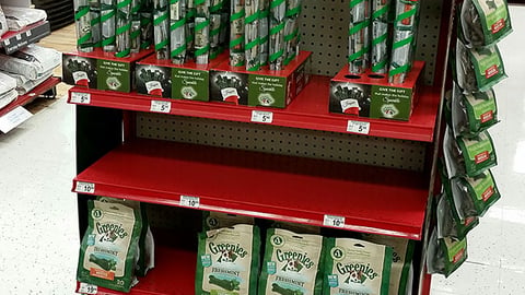 Greenies Petco 'As Bright as Their Smile' Endcap Header