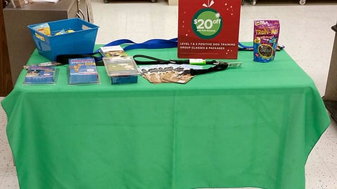 Petco 'The Best Deals' Table Display