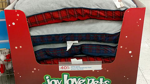 You & Me Pawsitively Plaid 'Joy Love Pets' Dump Bin