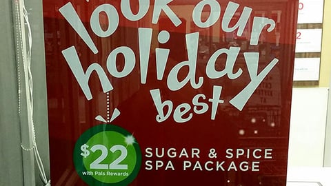 Petco 'Look Our Holiday Best' Window Poster