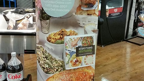 Smith's 'Gather Together' Standee