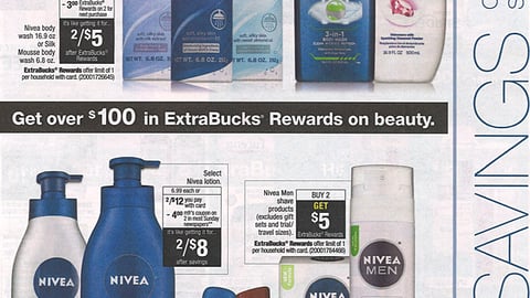 CVS Nivea 'Only at CVS' Feature