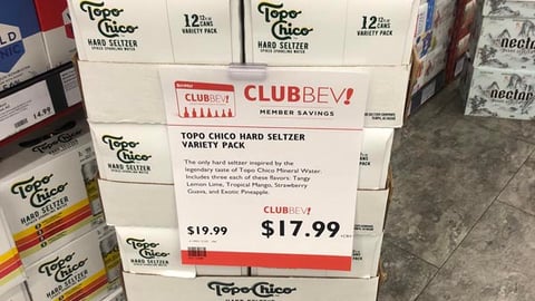 Topo Chico Case Stacker
