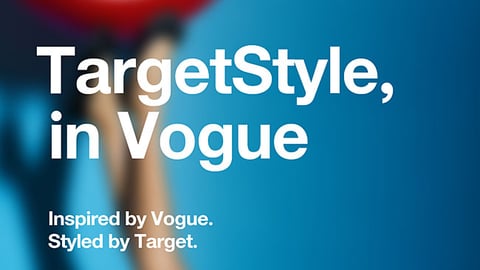 Target 'Vogue' Mobile Landing Page