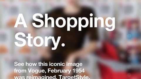 Target Vogue 'A Shopping Story' Mobile Screens