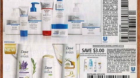 Dove New Product FSIs