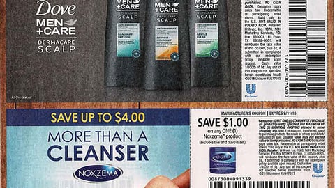 Dove Men+Care 'Clinically Proven Dandruff Relief' FSI