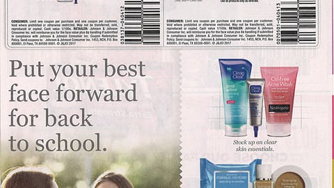 J&J 'Put Your Best Face Forward' FSI