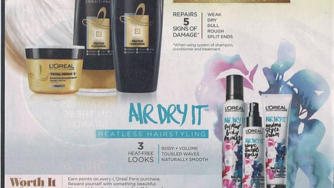 L'Oreal Paris 'Care. Style. Save' FSI