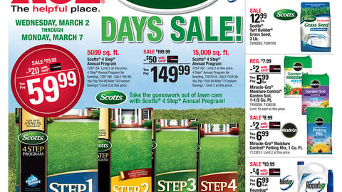 Ace ‘Scotts Days Sale’ Feature