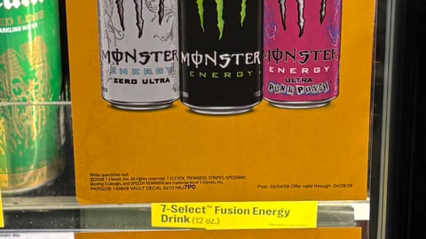 Circle K Monster Energy Cooler Clings