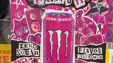 Circle K Monster Energy Ultra Punk Punch Cooler Cling