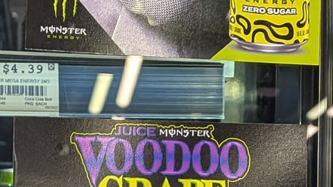 Monster Energy New Flavor Coolers Clings