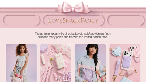LoveShackFancy x Target Brand Page
