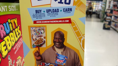 General Mills Fandemonium Faves Shelf Talker
