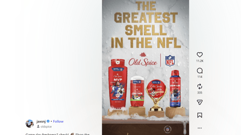 Old Spice JSN Instagram Reel