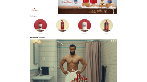 Walmart Old Spice Brand Shop