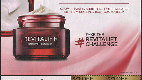 L'Oreal Paris 'Take the #Revitalift Challenge' FSI
