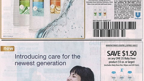 Baby Dove 'Care for the Newest Generation' FSI
