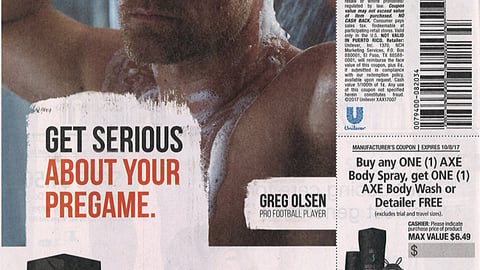 Axe 'Get Serious About Your Pregame' FSI