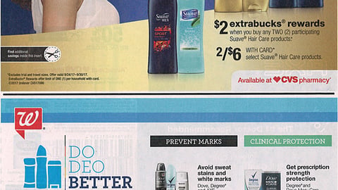 Unilever Drugstore Co-Op FSIs