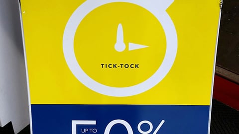 Best Buy Outlet Event A-Board