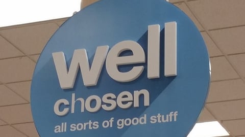 Target 'Well Chosen' Ceiling Sign