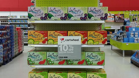 Target 'Well Hydrated' LaCroix Endcap