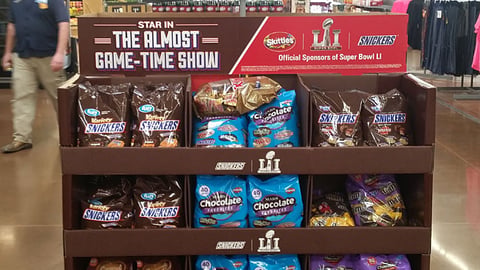 Snickers Walmart 'The Almost Game-Time Show' Half-Pallet